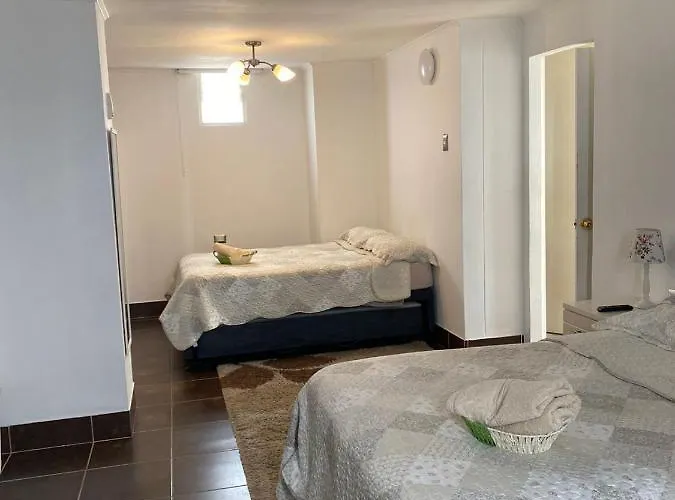 Comfortable Spacious Room With Private Bath And Terrace Overlooking The Ocean Close To The Airport Inside A Duplex Apartment